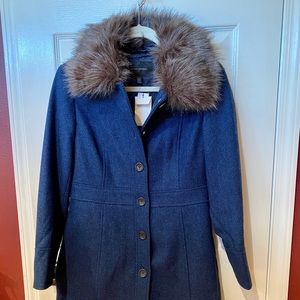 Blue/Black Banana Republic Coat